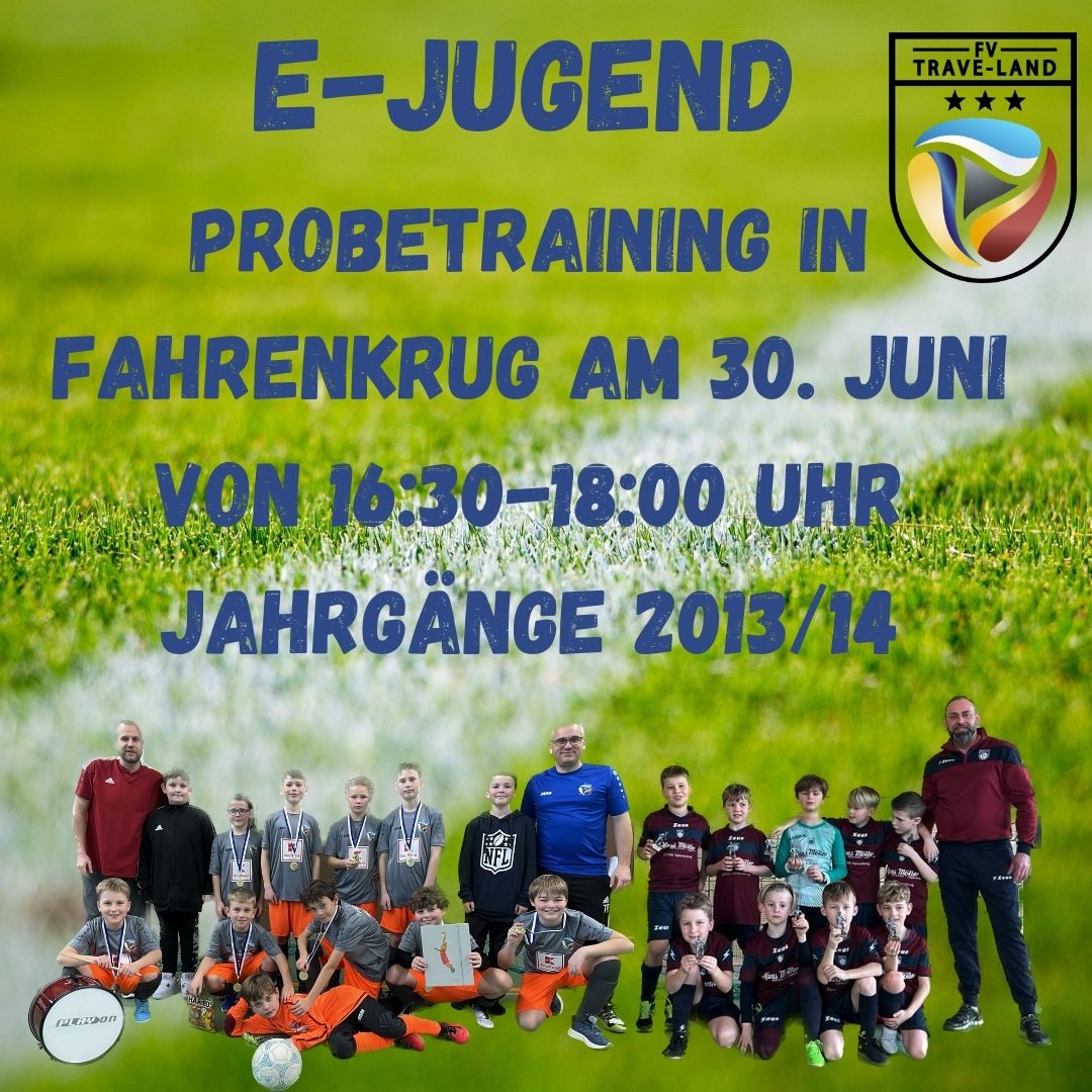 Offenes Probetraining E-Jugend