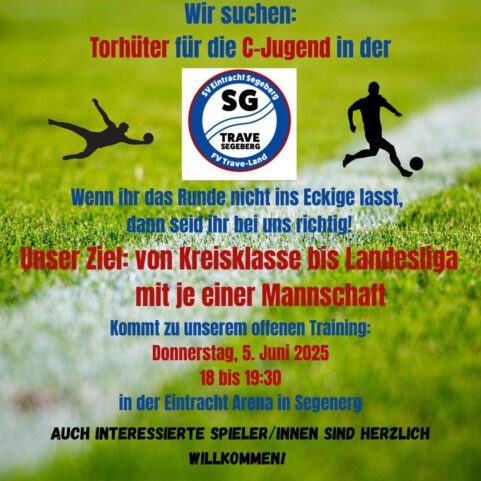 Wir suchen Dich | Keeper C-Junioren